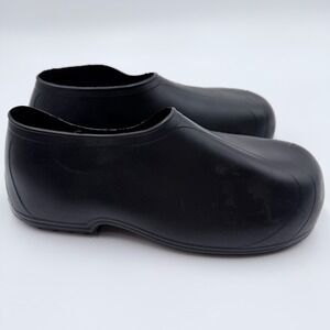 Tingley Rubber Overshoes Men Medium Black Waterproof Galoshes Low Cut 8 1000